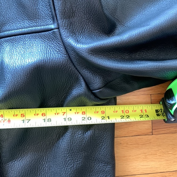 GUESS M leather jacket black gorgeous nwot - Picture 3 of 5